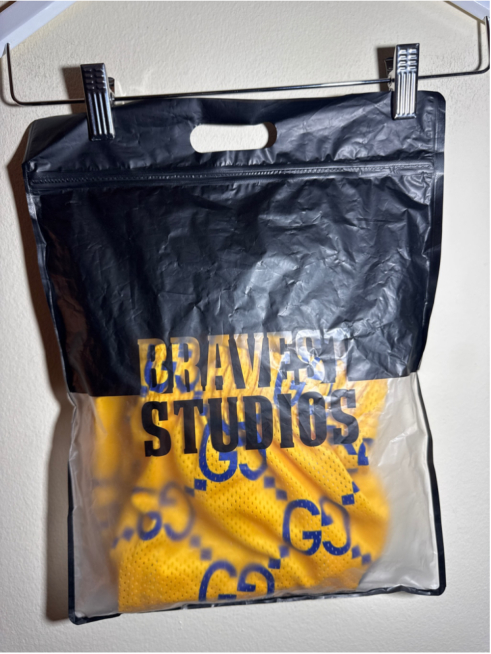 Bravestw Studios Athletic Shorts Size M Yellow and Blue